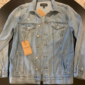 Lucky Brand tomboy trucker Jean Jacket